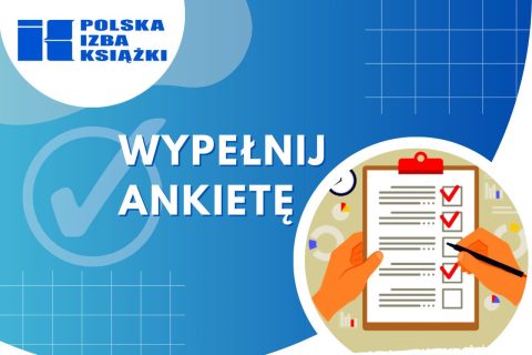 Baner Wypełnij Ankietę z logo Polskiej Izby Książki