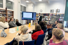 Oko a tekst – tajemnice czytania. Spotkanie w ramach Podlaskiego Forum Bibliotekarzy, Biblioteka Wydziału Architektury Politechniki Białostockiej 